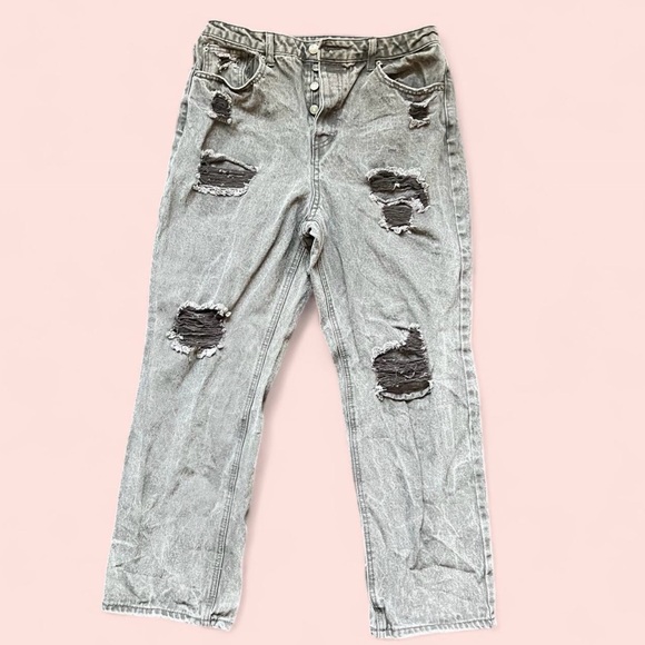 No Boundaries Gray Denim Jeans - Picture 3 of 3